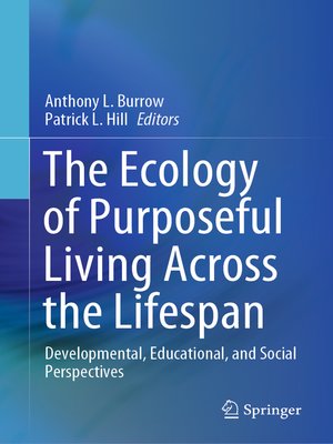 cover image of The Ecology of Purposeful Living Across the Lifespan